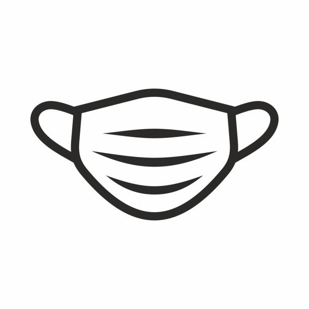 black and white mask